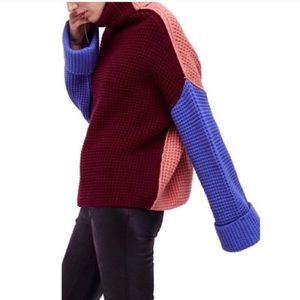 Free People Park City Mock Neck Sweater